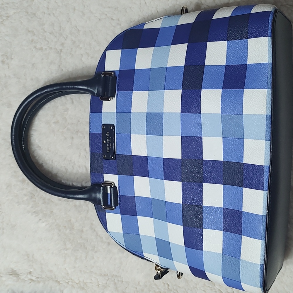 Super Rare Kate Spade Blue Plaid Bag